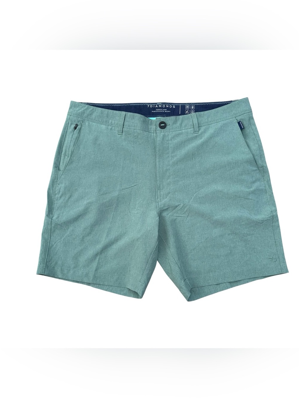 Men’s 7 Diamonds Aeroplane 7" Stretch Short Sz 36